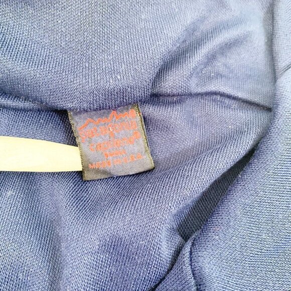 Patagonia capilene made in USA blue turtleneck quarter zip base layer - Picture 3 of 7